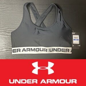 Under Armour Black Women's Medium Support Sports Bra, 🎯Size:XL